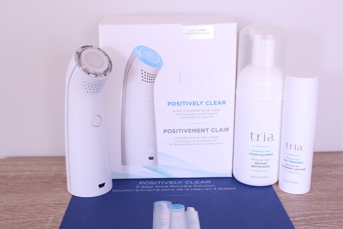 Positively Clear 3 Step Acne Skincare Solution with Blue Light Therapy for Acne Review